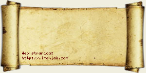 Žanka Džaković vizit kartica